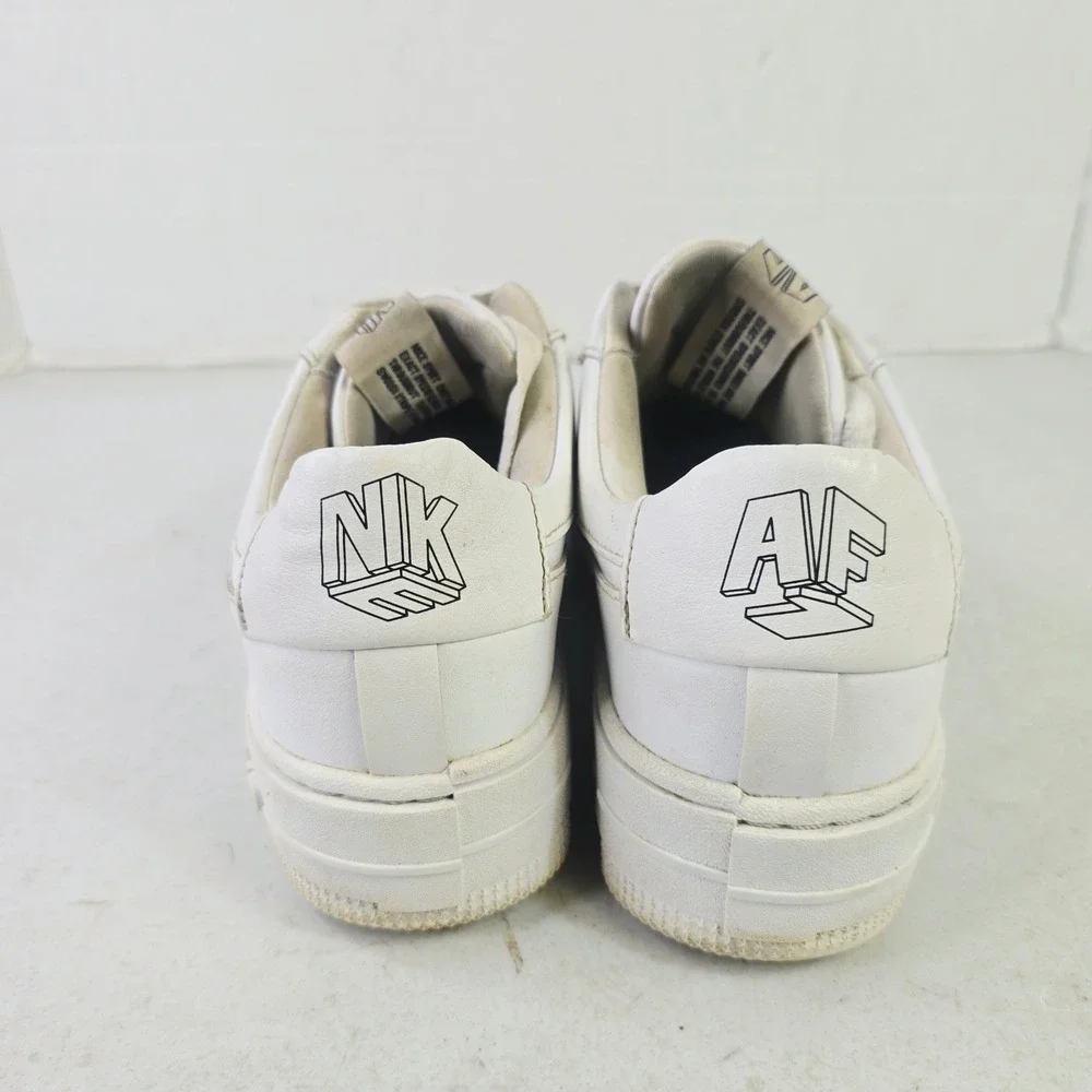 Nike Women Air Force 1 Pixel Sneakers 9 White Low Top CK6649-100 AF1 Platform
